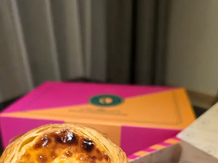 에그타르트 클로즈업