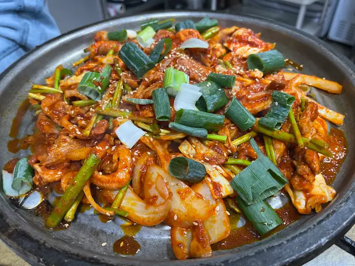 풍경촌 오리 주물럭