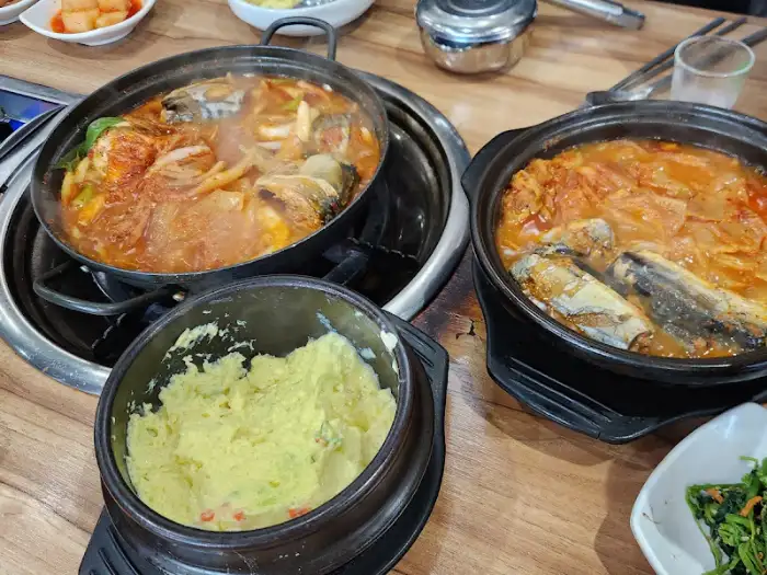김치찜과 계란찜