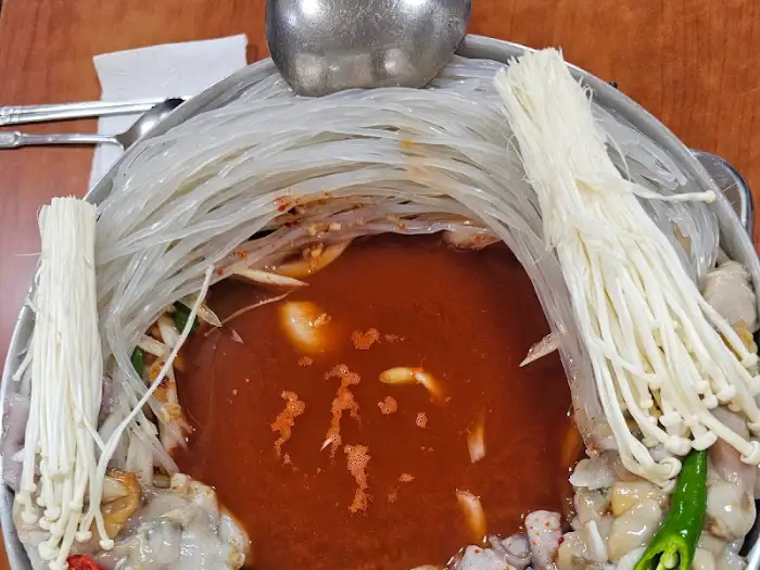 수중전골 준비