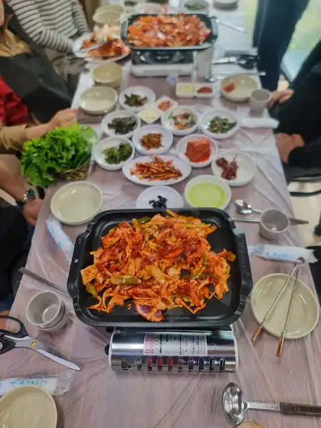 옥정호산장 내부 모습