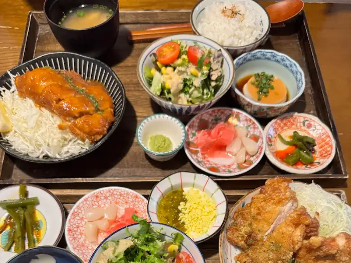 치킨난반 정식 세트