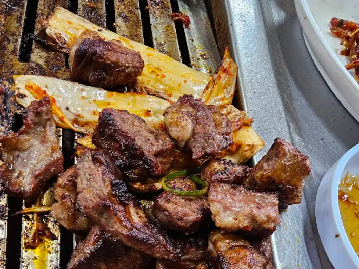 서비스로 받은 생고기