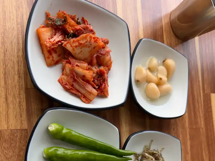 기본 반찬 세팅