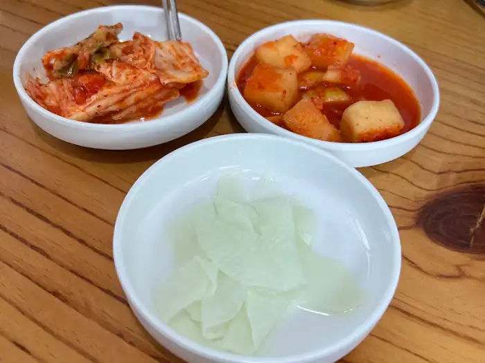 깍두기, 배추김치, 쌈무