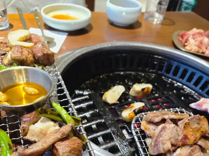 온담 순천점 익은 고기