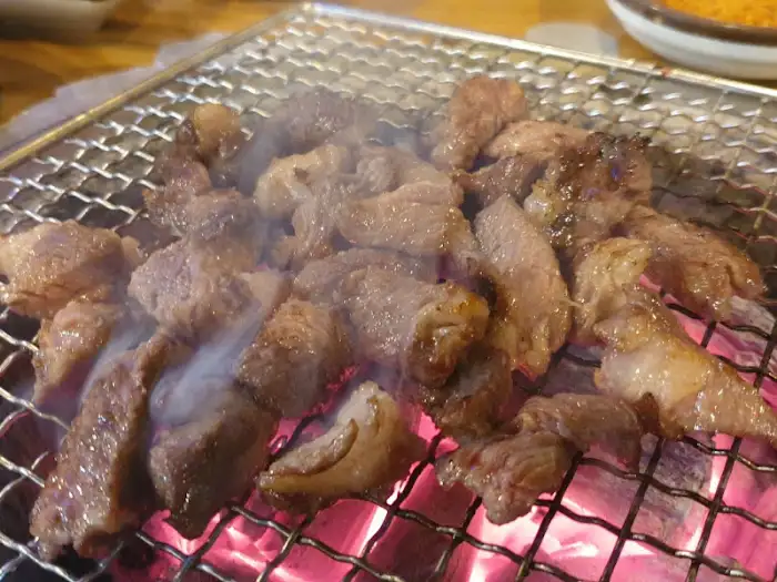 잘 구워진 양갈비