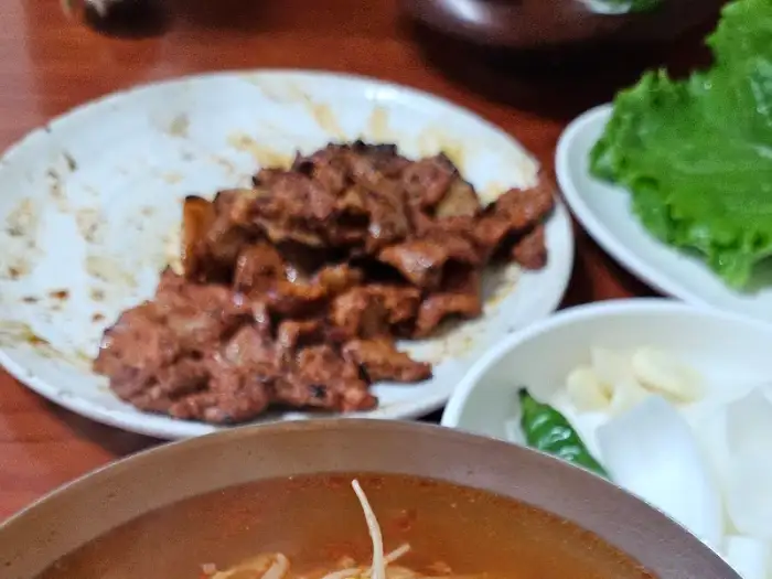 한우국밥과 수육