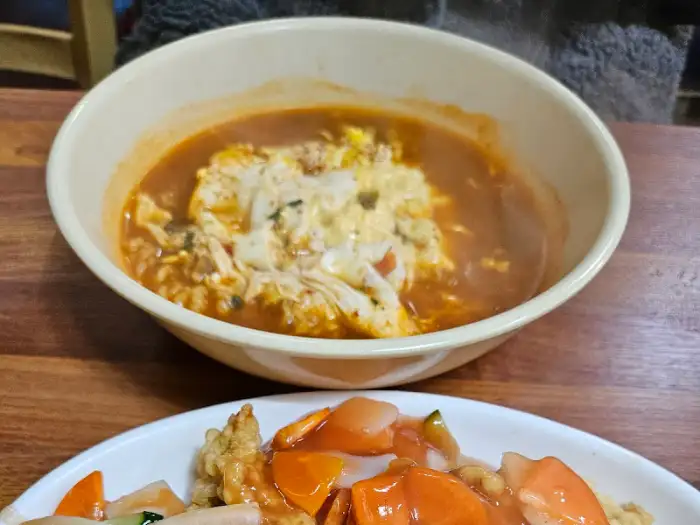 군산 우리분식 계란 라면