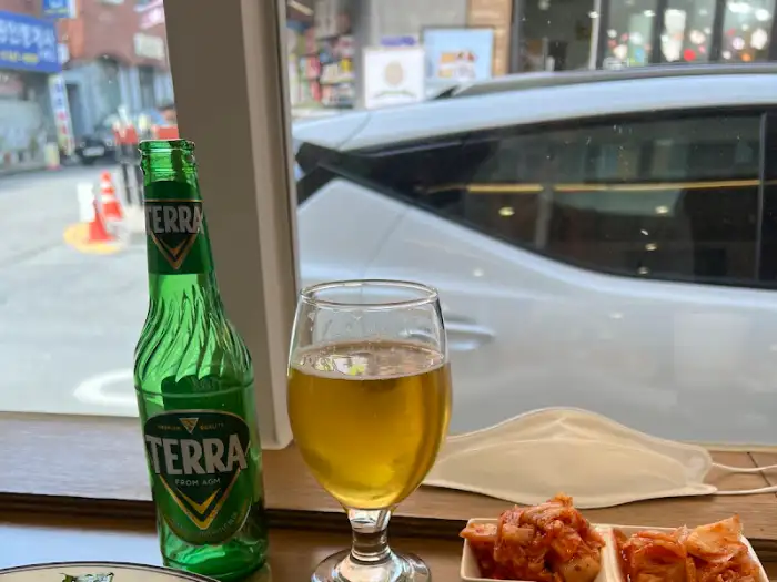 테라 맥주와 곁들임
