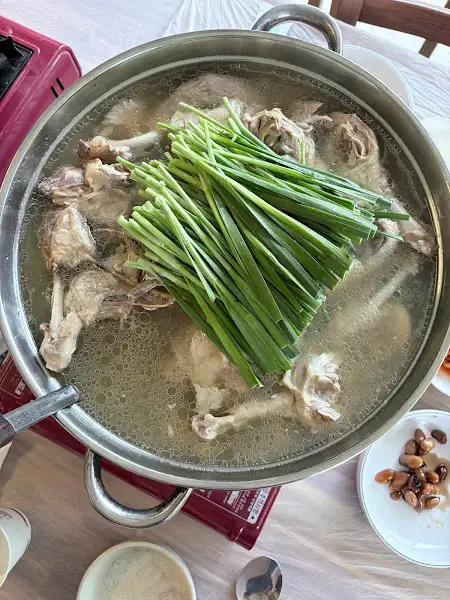 황기 백숙 찜기