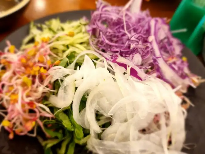 신선한 채소와 버섯