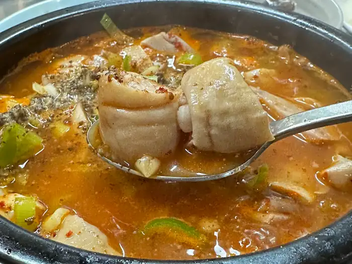 순대국 속 막창