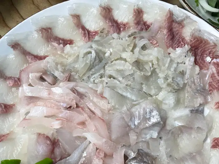 클로즈업된 모듬회의 모습, 신선함이 느껴진다