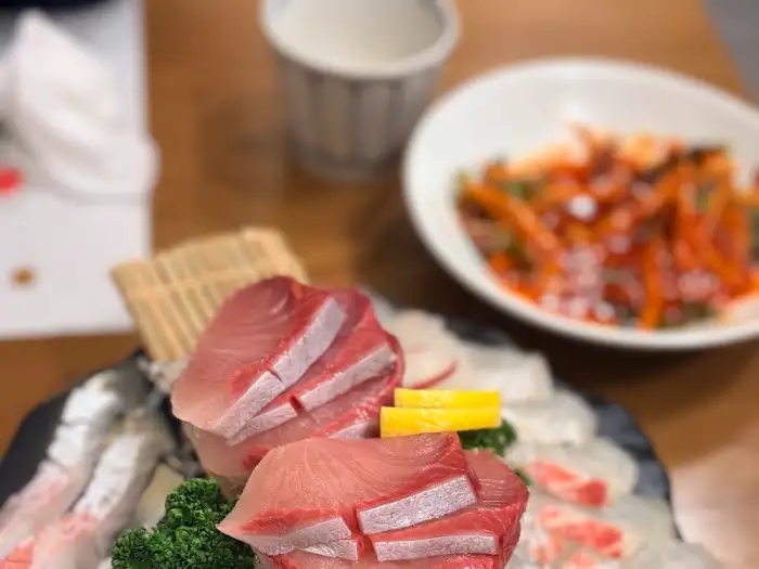 만선가 회 접시