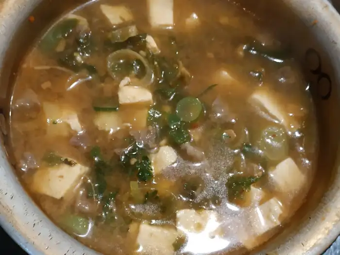 얼큰한 된장찌개