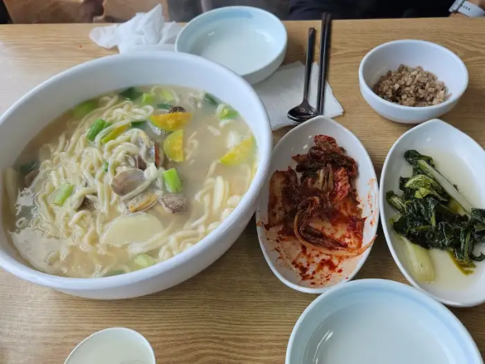 바지락칼국수