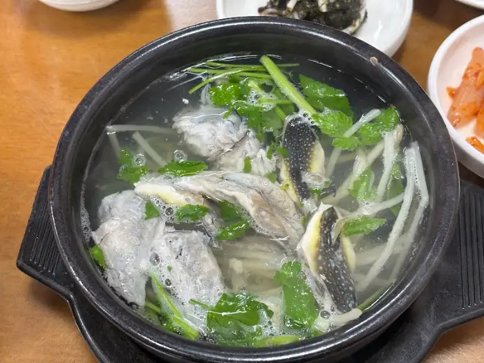 복국 한 그릇 모습
