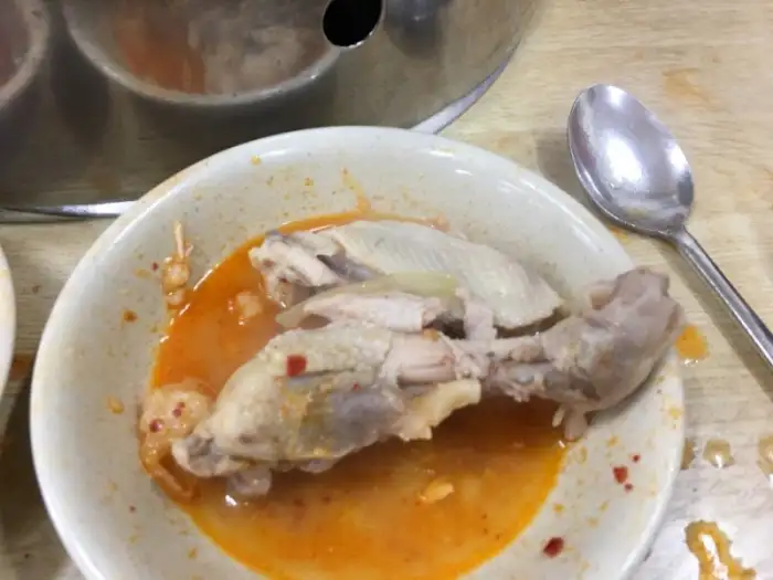 닭고기 한 점