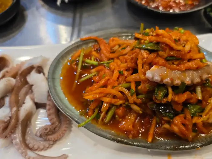 동두천 동부회센터 해산물 무침