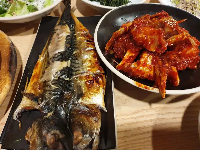 평창 동산들밥 고등어구이와 양념게장