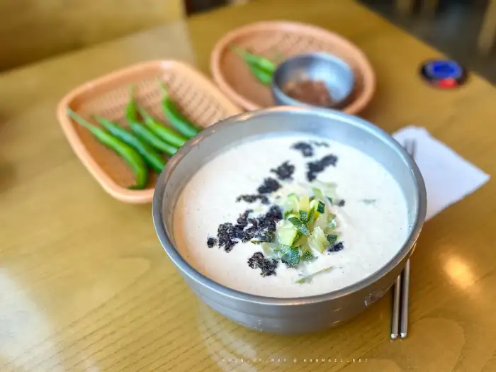 칠성할매콩국수 본점 메뉴판