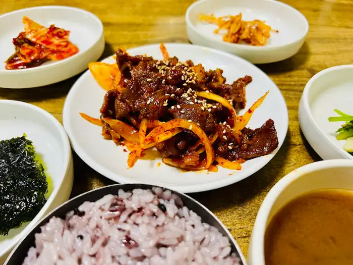 제육볶음과 밥