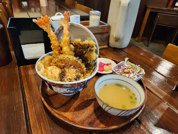 텐동 세트 구성