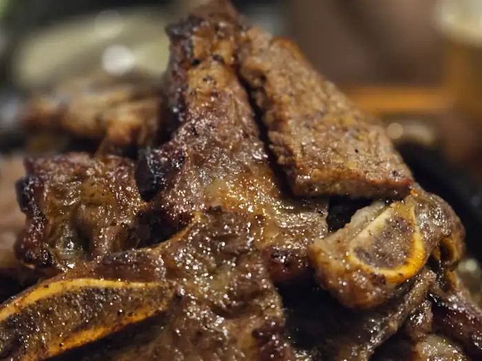 LA갈비 단면