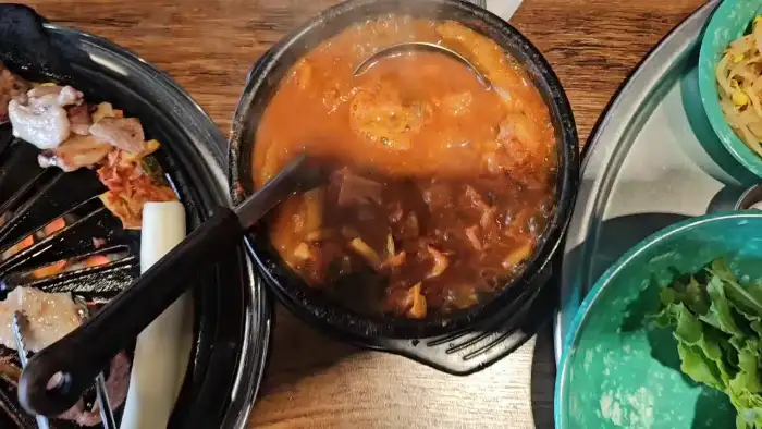 따뜻한 된장술밥