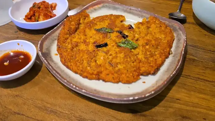 녹두전과 김치