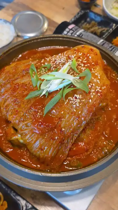 고등어 묵은지찜 클로즈업
