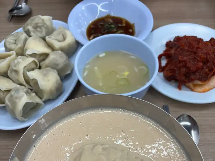 반찬으로 나온 무장아찌 김치