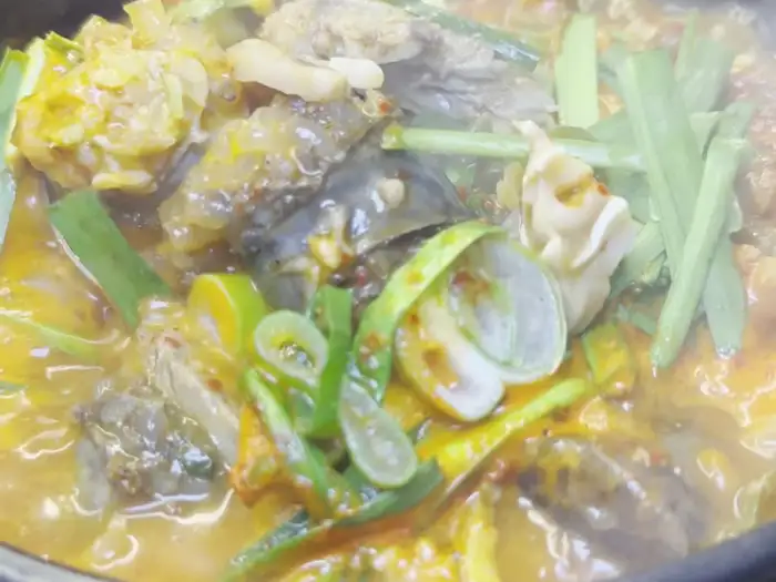 오이소 순대국 얼큰한 비주얼