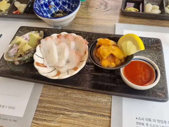 다양한 해산물 플레이트