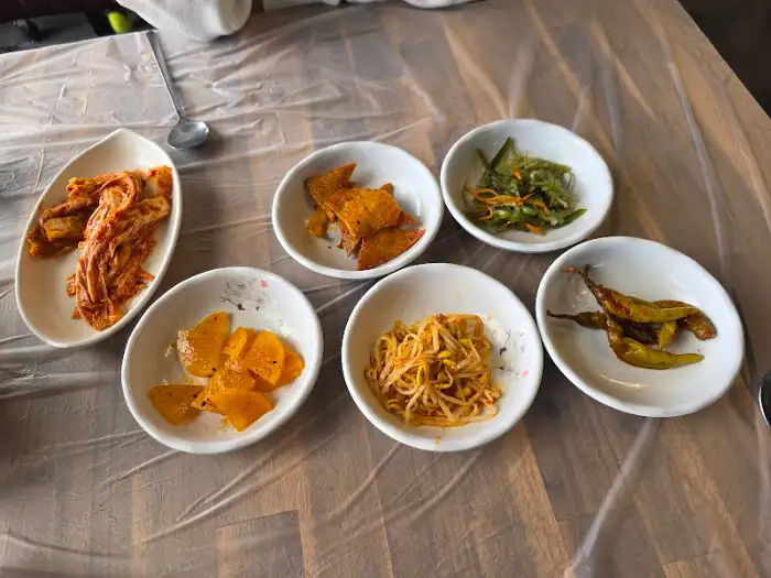다양한 반찬들 클로즈업