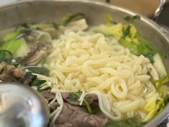 칼국수 사리 추가
