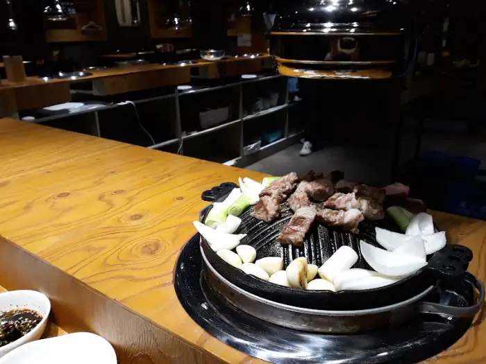 잘 구워진 양갈비