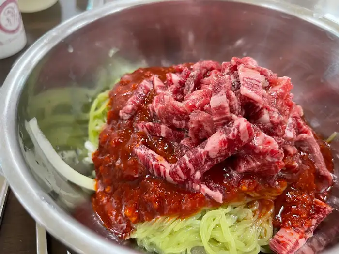육회 냉면