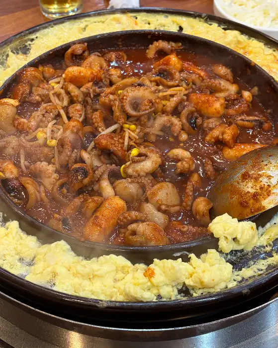 알쌈쭈꾸미와 계란찜