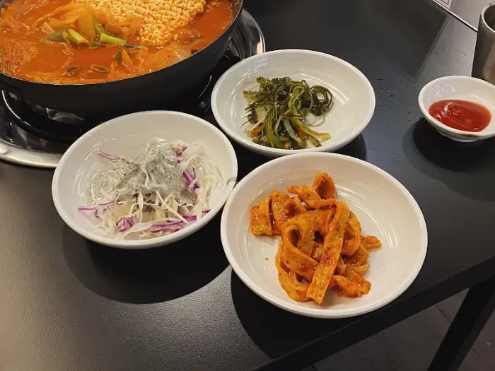 애월식당 구리점 상차림 모습