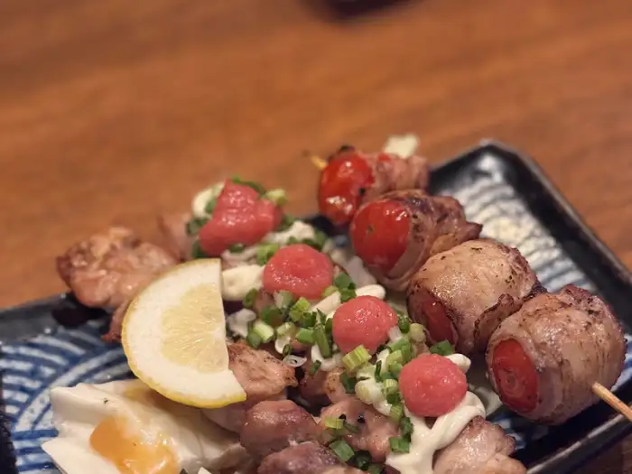 여러 가지 꼬치 요리