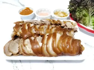 관문시장장충동 족발 한 상 차림