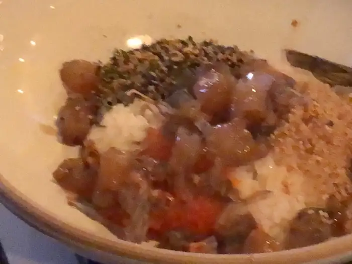 간장새우 덮밥