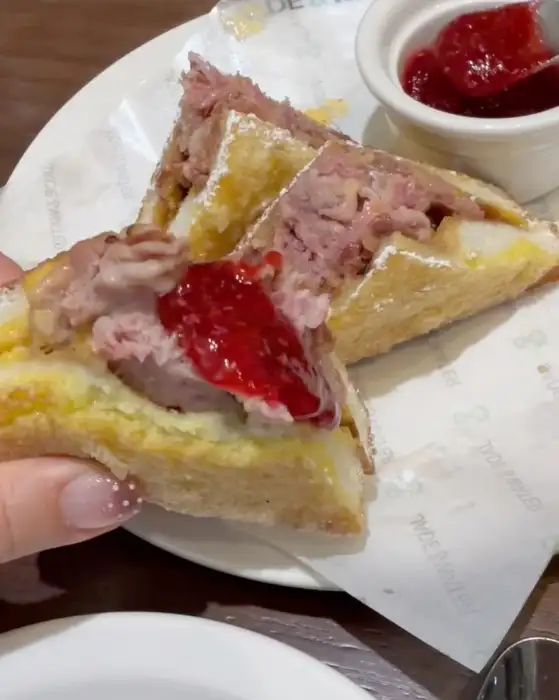 오렌지 치킨 샌드위치