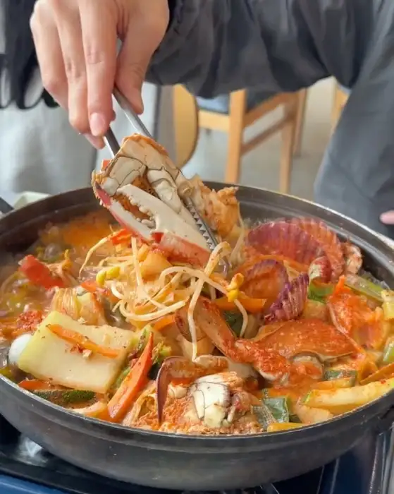 해물탕에 들어있는 꽃게