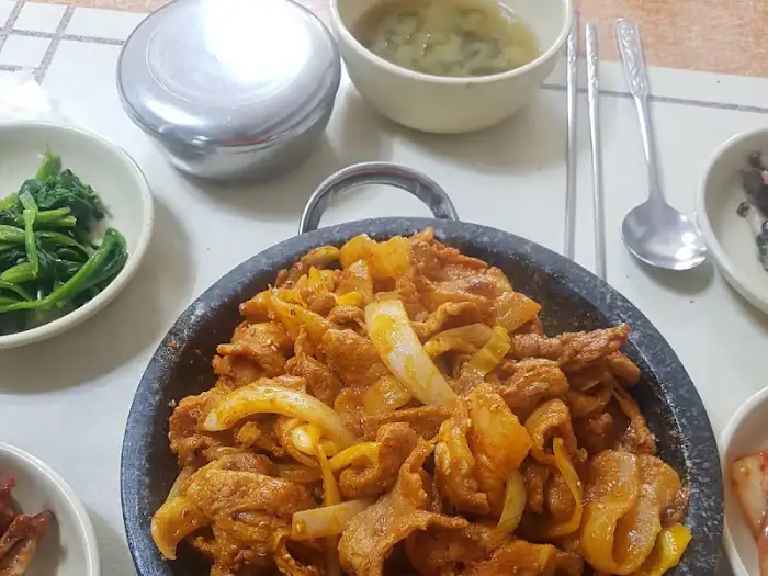 주물럭 고기 클로즈업
