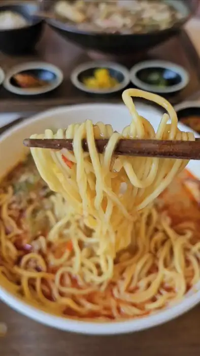 쿄와동 탄탄멘 면발