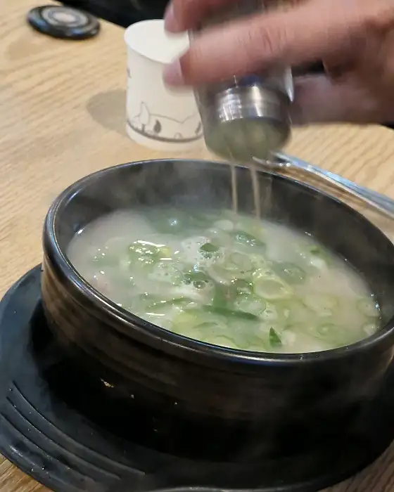 지글지글 익어가는 돼지갈비