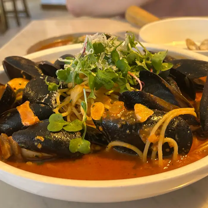 홍합 토마토 스튜 파스타